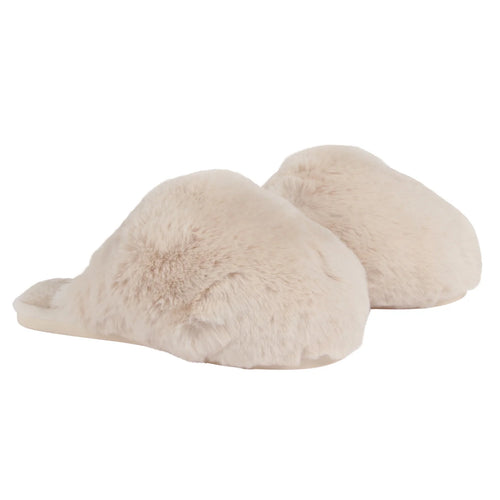 Cotton + Cashmere Plush Slippers