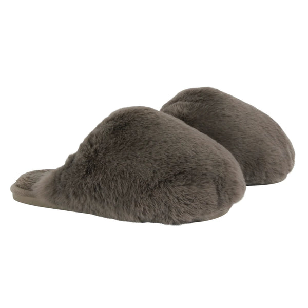 Cotton + Cashmere Plush Slippers