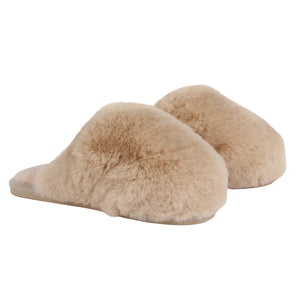 Cotton + Cashmere Plush Slippers