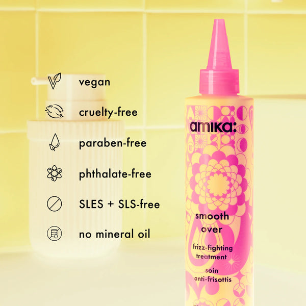Amika Smooth Over Frizz Fighting Treatment | 200 mL / 6.7 fl oz