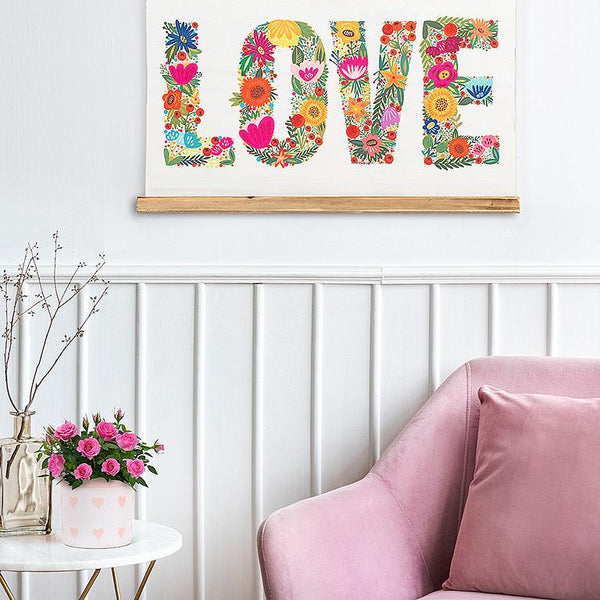 Spring Decor - Heart Icon Pink Planter