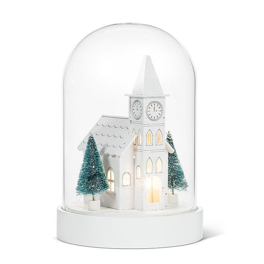 House & Tree Clouche with LED Light