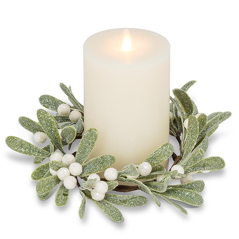 Mistletoe Candle Ring | 8"