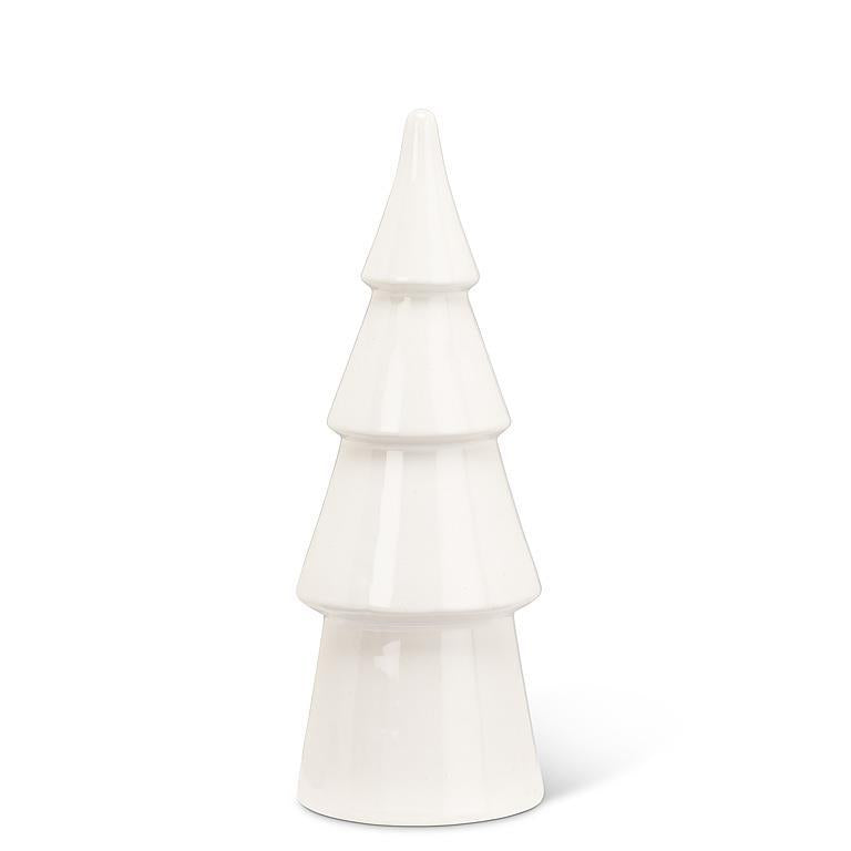 Tiered White Tree | Medium 10.5"