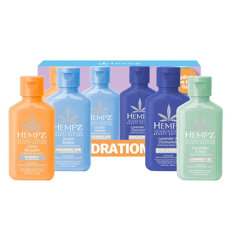 Hempz Hydration Lotion Kit | 4 pack / 2.25 fl oz each