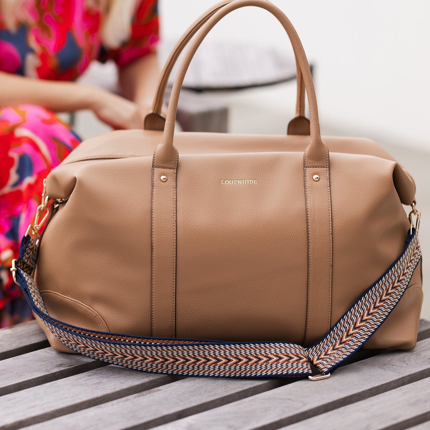 Alexis Weekender Travel Bag - Latte