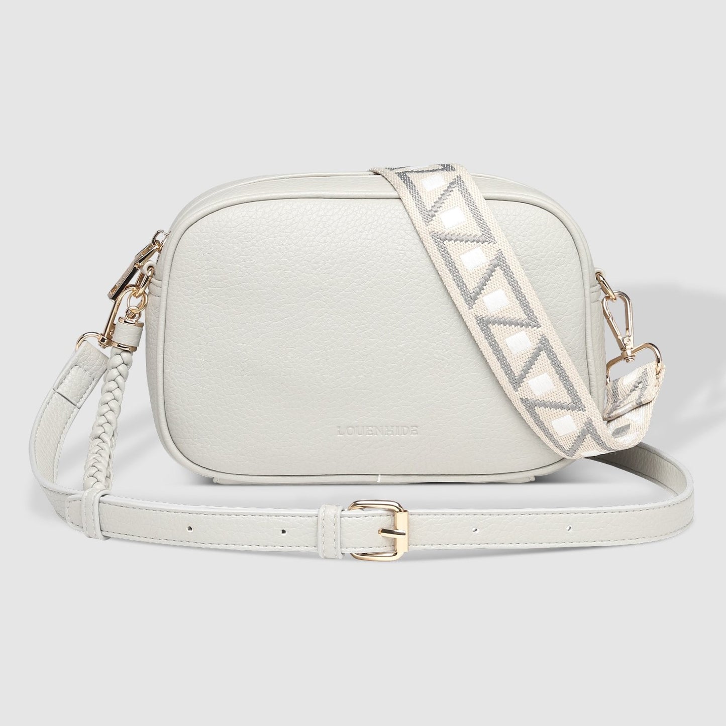 Jacinta Kubi Crossbody Bag - Light Grey