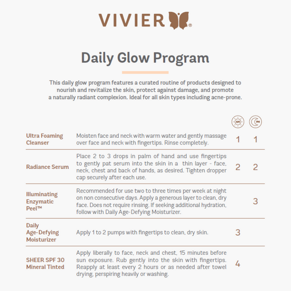 Vivier Daily Glow Program | 1 Kit