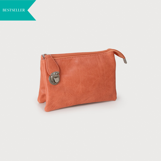 Crossbody Clutch Bag - Orange