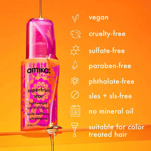 Amika Superfruit Star Styling Oil | 50 mL / 1.7 fl oz