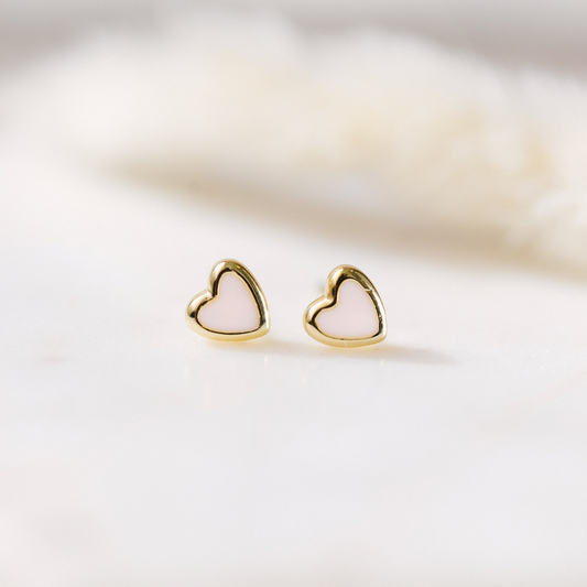 Cherish Heart Earring Studs