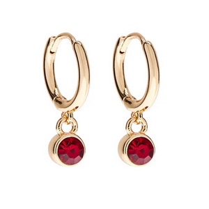 January Birthstone Earrings - Gold