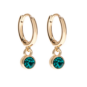 May Birthstone Earrings - Gold