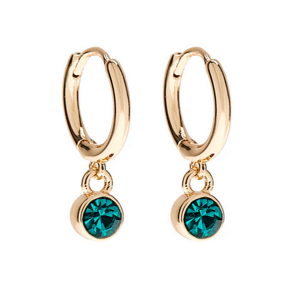 May Birthstone Earrings - Gold