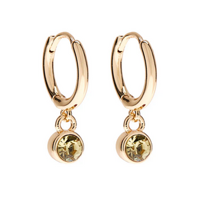 November Birthstone Earrings - Gold