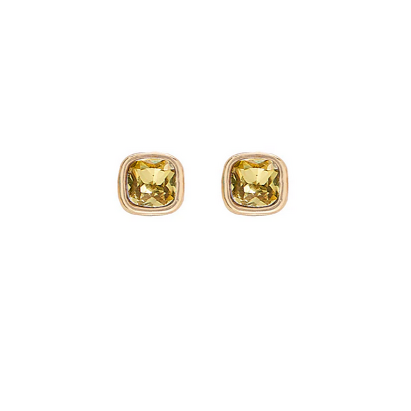 November Birthstone Earrings - Gold