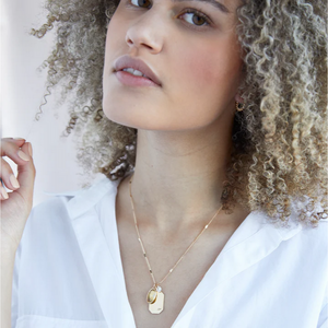 November Birthstone Necklace - Gold