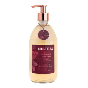 Mistral Hand Wash Mulberry and Silver Birch | 16.7 fl oz / 495mL