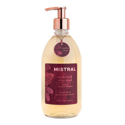 Mistral Hand Wash Mulberry and Silver Birch | 16.7 fl oz / 495mL