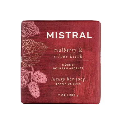 Mistral Bar Soap Mulberry and Silver Birch | 7 oz / 200 g