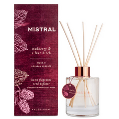 Mistral Reed Diffuser Mulberry and Silver Birch | 4 fl oz / 118 mL