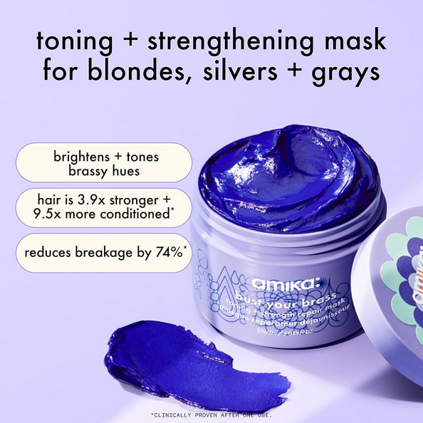 Amika Bust Your Brass Intense Repair Mask 250 mL / 8 fl oz