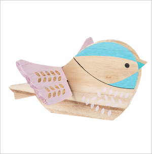 Spring Decor - Wood Bird Figures