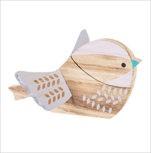 Spring Decor - Wood Bird Figures
