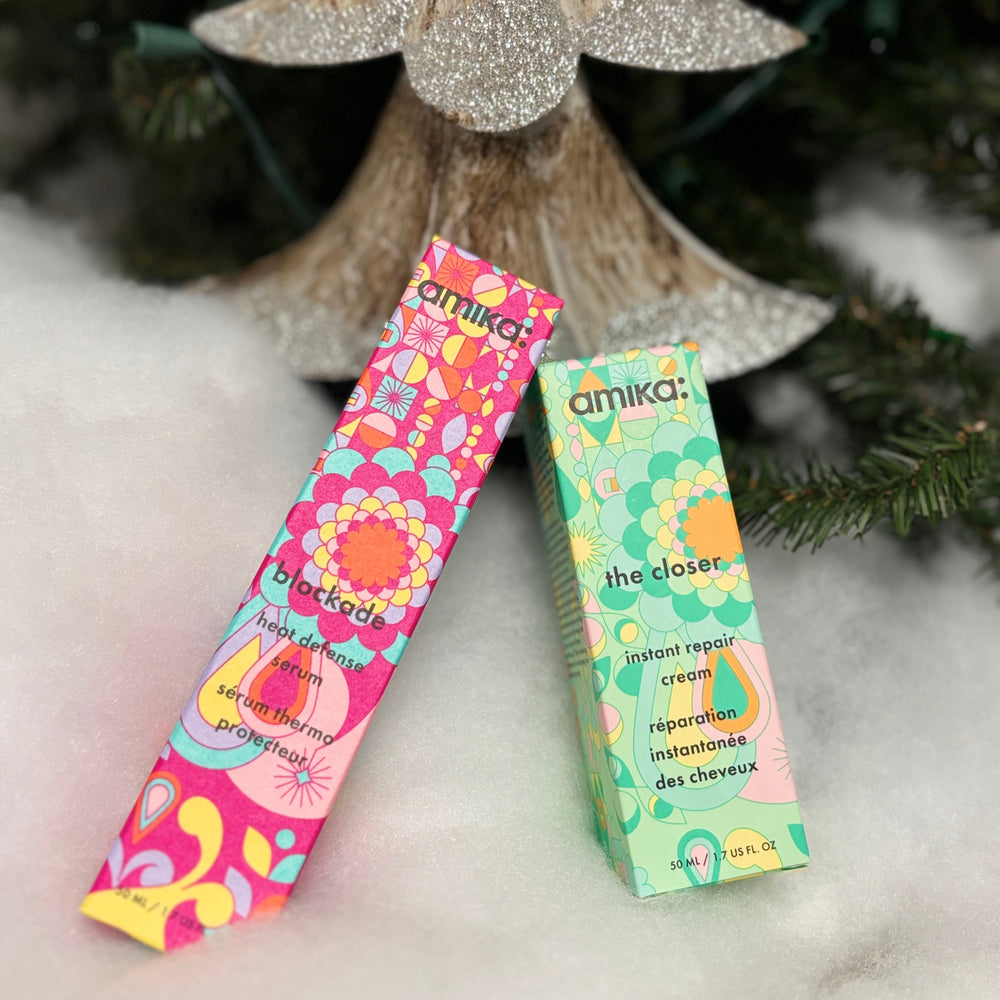 Bring on the Heat with Amika! Intense Repair Cream & Heat Defense Serum