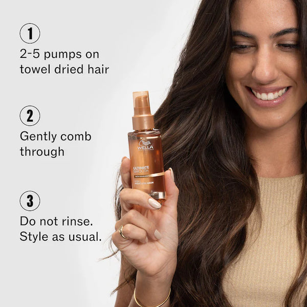 Wella Ultimate Smooth Miracle Oil Serum | 3.3 fl oz / 100mL