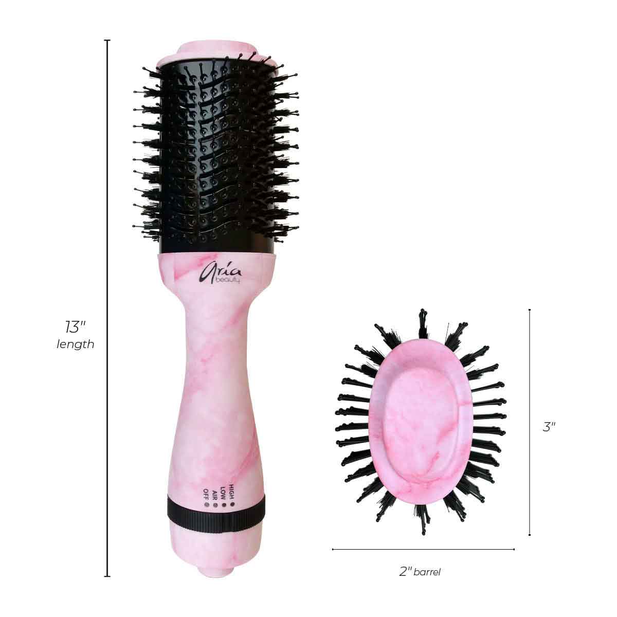 Aria Beauty - Pink Marble Blowdry Brush